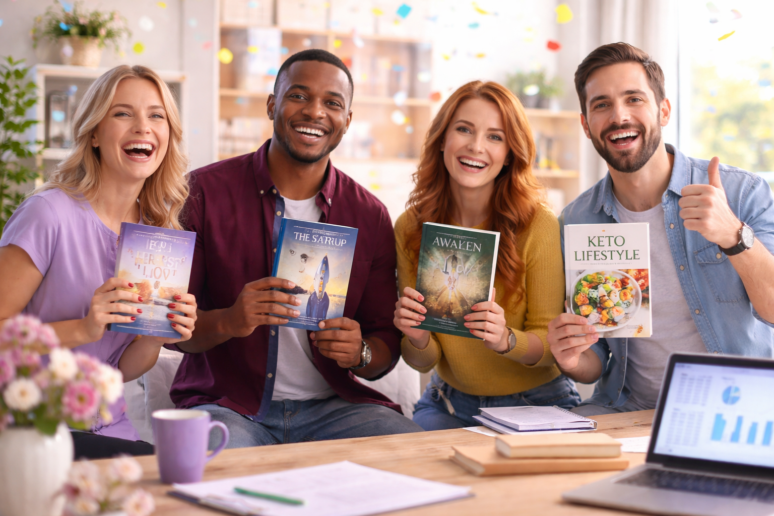 Happy published authors